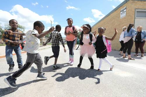 RUTH BONNEVILLE / FREE PRESS FILES
                                Some Manitoba students are marking the end of the 2022-23 academic year without a final bell as silent school transitions grow in popularity.