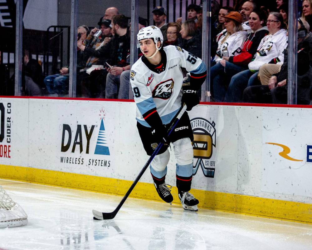 MEGAN CONNELLY PHOTO
Portland Winterhawks defenceman Carter Sotheran was selected by the Philadelphia Flyers in the fifth round, which came as a surprise to the Sanford product.