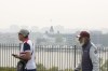 Smoke from wildfires burning across both Ontario and Quebec blanket the skyline in Kingston, Ont., Tuesday, June 6, 2023. Environment Canada has been advising people to check the Air Quality Health Index in recent days. THE CANADIAN PRESS/Lars Hagberg
