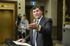 Minister of Intergovernmental Affairs, Infrastructure and Communities Dominic LeBlanc speaks during a news conference following the resignation of David Johnston, Independent Special Rapporteur on Foreign Interference, in the Foyer of the House of Commons on Parliament Hill in Ottawa, on Saturday, June 10, 2023. THE CANADIAN PRESS/Justin Tang