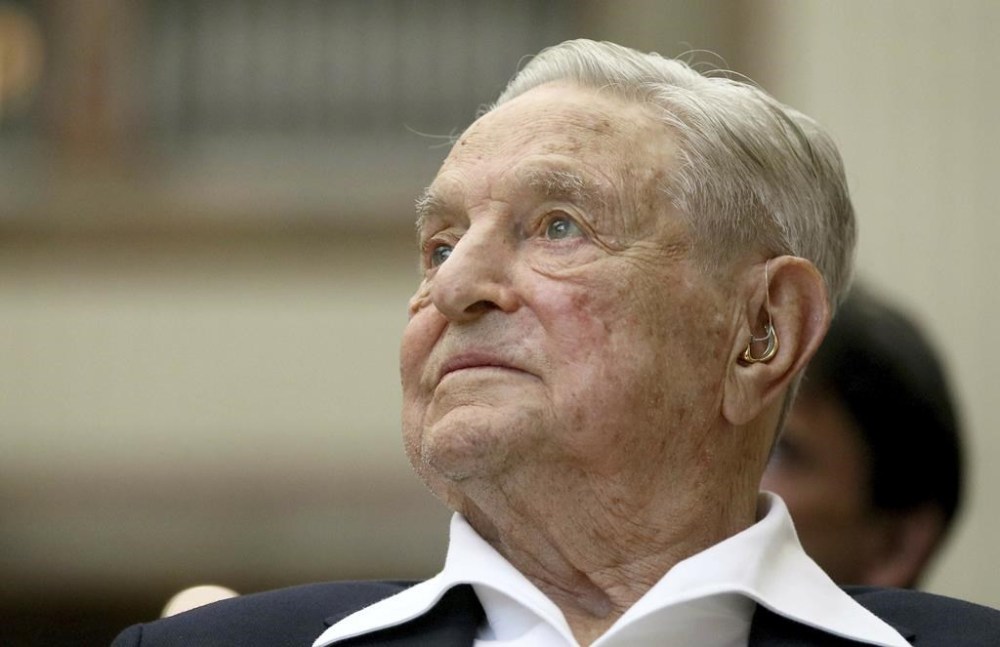 FILE - George Soros, founder and chairman of the Open Society Foundations, attends the Joseph A. Schumpeter Award ceremony in Vienna, Austria, June 21, 2019. The billionaire investor turned philanthropist is ceding control of his $25 billion empire to a younger son, Alexander Soros, according to an exclusive interview with The Wall Street Journal published online Sunday, June 11, 2023. (AP Photo/Ronald Zak, File)