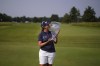 Ashleigh Buhai, of South Africa, poses with the trophy after winning the ShopRite LPGA Classic golf tournament, Sunday, June 11, 2023, in Galloway, N.J. (AP Photo/Matt Slocum)