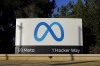 Meta's logo can be seen on a sign at the company's headquarters in Menlo Park, Calif., Nov. 9, 2022. Meta has started blocking news for some Canadians on its Facebook and Instagram platforms in response to a Liberal government bill that is currently being studied in the Senate.THE CANADIAN PRESS/AP/Godofredo A. Vásquez