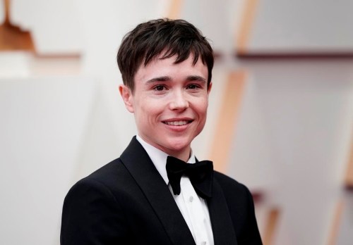 Paramount Plus is boosting its CanCon with acquisition and development deals that include a scripted comedy inspired by the Ben Johnson doping scandal and a limited series from Elliot Page’s production company. Page arrives at the Oscars on Sunday, March 27, 2022, at the Dolby Theatre in Los Angeles. THE CANADIAN PRESS/AP-Jae C. Hong