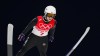 FILE - Patrick Gasienica, of the United States, soars through the air during the men's normal hill individual ski jumping trial round at the 2022 Winter Olympics, Sunday, Feb. 6, 2022, in Zhangjiakou, China. Gasienica died after being involved in a motorcycle accident on Monday night, June 12, 2023, in the village of Bull Valley, located in Chicago’s far northwestern suburbs, according to the Bull Valley Police Department. He was 24. (AP Photo/Andrew Medichini, File)