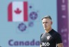 Canada head coach John Herdman watches his team during practice at the World Cup in Doha, Qatar on Monday, Nov.28, 2022. THE CANADIAN PRESS/Nathan Denette