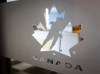 A Hockey Canada logo is seen on the door to the organizations head office in Calgary, Alta., Sunday, Nov. 6, 2022. The handling of the investigation into sexual assault allegations made against the 2018 Canadian junior hockey team was questioned at a parliamentary committee on Monday. THE CANADIAN PRESS/Jeff McIntosh