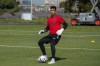 Toronto FC goalkeeper Greg Ranjitsingh practises at the MLS club's training camp in Irvine, Calif., Thursday, Jan.20, 2022. With starter Sean Johnson and backup Tomas Romero away on international duty, Ranjitsingh will make his first start for Toronto FC on Wednesday at FC Cincinnati. THE CANADIAN PRESS/HO-Toronto FC-Eric Giacometti **MANDATORY CREDIT**