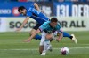 Minnesota United midfielder Hassani Dotson (31) falls to the ground after a tackle by CF Montreal midfielder Mathieu Choiniere (29) during first half MLS soccer action in Montreal, Saturday, June 10, 2023. CF Montreal returned from the last Major League Soccer international break at the end of March with three consecutive losses, conceding 10 goals and scoring none. 
This time around, the club is looking to return on the front foot with another impressive result at Stade Saputo. THE CANADIAN PRESS/Evan Buhler