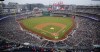 A general view of the Washington Nationals v Arizona Diamondbacks baseball game at Nationals Park attended by British Prime Minister Rishi Sunak during his visit to Washington, Wednesday, June 7, 2023. (Niall Carson/Pool Photo via AP)
