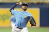 Tampa Bay Rays starting pitcher Taj Bradley delivers to the Baltimore Orioles during the first inning of a baseball game Wednesday, June 21, 2023, in St. Petersburg, Fla. (AP Photo/Chris O'Meara)