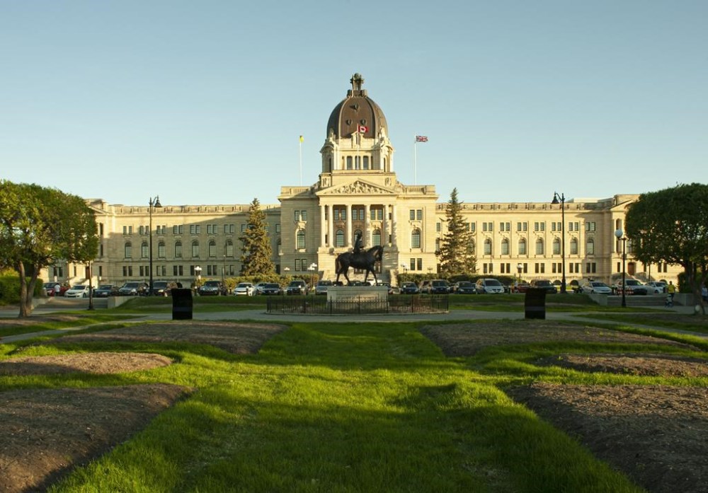 The Saskatchewan Legislative Building at Wascana Centre in Regina, Saturday, May 30, 2020. Saskatchewan's immigration ministry has fired more employees for inappropriately accessing client records. THE CANADIAN PRESS/Mark Taylor
