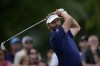 Joost Luiten of the Netherlands hits the ball during the Golf BMW International Open in Munich, Germany, Saturday, June 24, 2023. (AP Photo/Matthias Schrader)