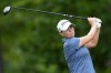 Lee-Anne Pace, of South Africa, watches her tee shot on the third hole during the third round of the Women's PGA Championship golf tournament, Saturday, June 24, 2023, in Springfield, N.J. (AP Photo/Matt Rourke)