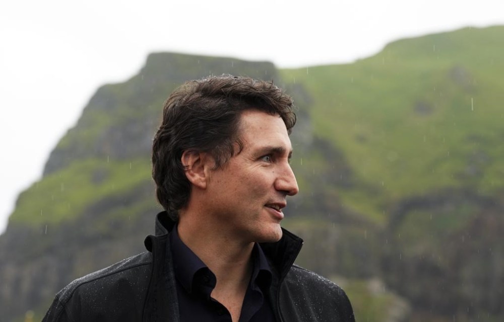 Prime Minister Justin Trudeau arrives in Vestmannaeyjar, Iceland, Sunday, June 25, 2023. Trudeau is in Iceland to take part in the Nordic Prime Ministers' Meeting. THE CANADIAN PRESS/Sean Kilpatrick