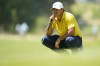 Brooks Koepka lines up a putt on the seventh hole during the third round of the U.S. Open golf tournament at Los Angeles Country Club on Saturday, June 17, 2023, in Los Angeles. (AP Photo/Matt York)