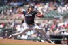 Minnesota Twins starting pitcher Kenta Maeda delivers in the second inning of a baseball game against the Atlanta Braves, Wednesday, June 28, 2023, in Atlanta. (AP Photo/Brynn Anderson)
