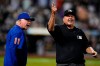 First base umpire Ron Kulpa ejects New York Mets manager Buck Showalter during the eighth inning of a baseball game against the Milwaukee Brewers Wednesday, June 28, 2023, in New York. (AP Photo/Frank Franklin II)