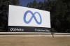 Facebook's Meta logo sign is seen at the company headquarters in Menlo Park, Calif., on, Oct. 28, 2021. THE CANADIAN PRESS/AP-Tony Avelar