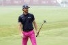 Sam Ryder watches his putt on the 18th green during the first round of the Rocket Mortgage Classic golf tournament at Detroit Country Club, Thursday, June 29, 2023, in Detroit. (AP Photo/Carlos Osorio)