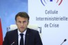 French President Emmanuel Macron speaks following a government emergency meeting after riots erupted for the third night in a row across the country, at the Interior Ministry in Paris, Friday, June 30, 2023. Emmanuel Macron is urging parents to keep teenagers at home to quell rioting spreading across France and says social media are fueling copycat violence. After a second crisis meeting with senior ministers, Macron said that social media are playing a 