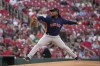 Houston Astros starting pitcher Framber Valdez throws during the first inning of a baseball game against the St. Louis Cardinals Tuesday, June 27, 2023, in St. Louis. (AP Photo/Jeff Roberson)