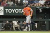 Houston Astros' Chas McCormick jogs around the bases after hitting a solo home run in the top of the second inning in a baseball game against the Texas Rangers in Arlington, Texas, Monday, July 3, 2023. (AP Photo/Emil T. Lippe)