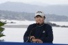 Rose Zhang responds to a question during a news conference before the U.S. Women's Open golf tournament at the Pebble Beach Golf Links, Monday, July 3, 2023, in Pebble Beach, Calif. (AP Photo/Darron Cummings)