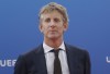FILE - Former Ajax and Manchester United goalkeeper Edwin Van Der Sar arrives for the UEFA Champions League draw at the Grimaldi Forum, in Monaco, on Aug. 30, 2018. Former Netherlands and Manchester United goalkeeper Edwin van der Sar is in intensive care in a hospital after suffering a bleed in his brain, his former club Ajax said Friday, July 7, 2023. (AP Photo/Claude Paris, File)