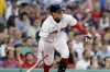 Boston Red Sox's Yu Chang runs on his two-run single during the second inning of a baseball game against the Oakland Athletics, Friday, July 7, 2023, in Boston. (AP Photo/Michael Dwyer)
