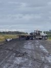 SUPPLIED
Léveillé, who was also riding in a group of motorcyclists that day, said the “layers” of mud were left by farm equipment and made wet and slippery by rainfall.