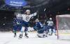 DARRYL DYCK / THE CANADIAN PRESS FILES
                                Axel Jonsson-Fjallby (left) had six goals and eight assists for the Jets last season.