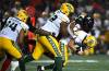 Justin Tang / The Canadian Press
                                Edmonton Elks QB Jarret Doege (right) gets sacked by Ottawa Redblacks defensive lineman Kene Onyeka in the Redblacks’ victory last week.