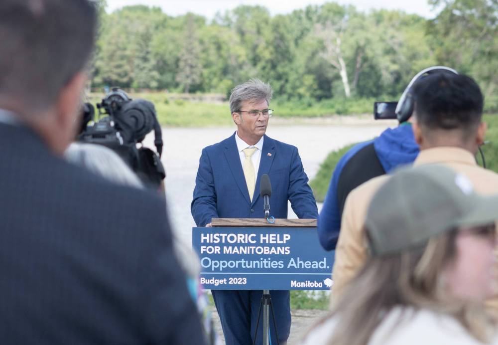 Mike Thiessen / Winnipeg Free Press
                                The action plan aims to tackle present and future challenges and opportunities while considering the water requirements and concerns of Manitobans, said Environment and Climate Minister Kevin Klein said.