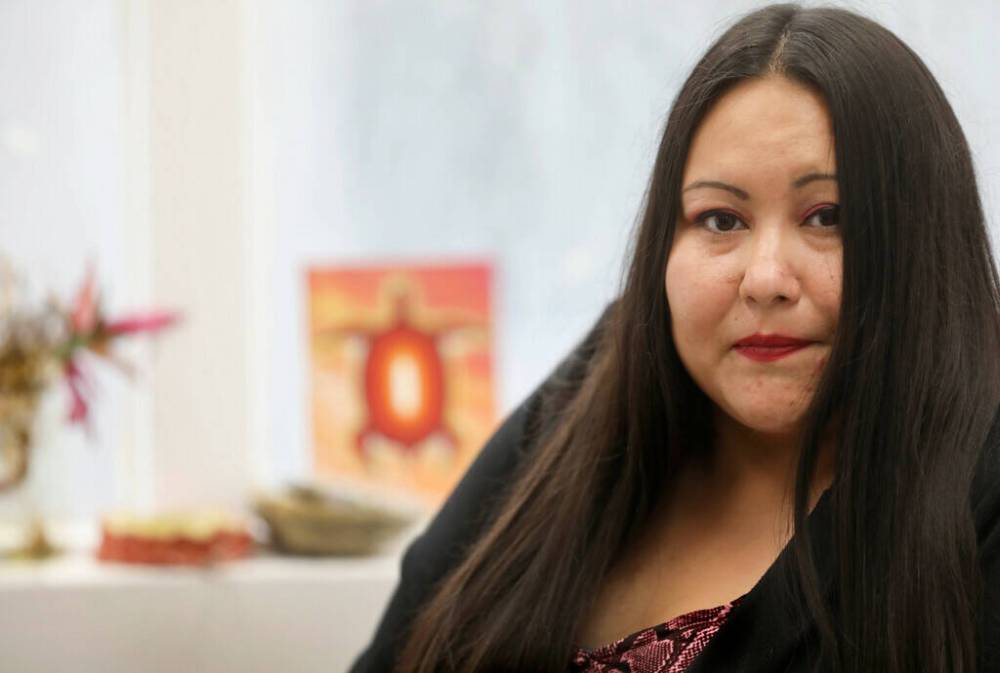 RUTH BONNEVILLE / WINNIPEG FREE PRESS
Make Poverty History Manitoba spokesperson Desiree McIvor: “It is very important to keep poverty on the political agenda for the upcoming election.”
