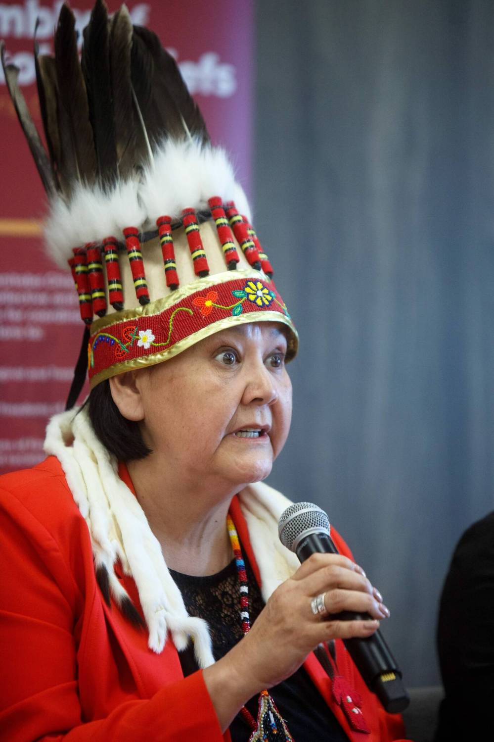 Mike Deal / Winnipeg Free Press
AMC Grand Chief Cathy Merrick was disheartened and in disbelief when Stefanson informed the families of the government’s decision.