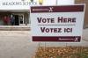 Tim Smith/ Brandon Sun Files
                                People leave the Elections Manitoba polling station at Meadows School during the last provincial election in 2019. A number of changes in Manitoba will bring voting in the province into the 21st century.