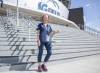 MIKE THIESSEN / WINNIPEG FREE PRESS
                                Shannon Philipow is one of more than 250 volunteer fan ambassadors at IG Field who welcome visitors into the stadium and scan tickets at Winnipeg Blue Bombers and Valour FC games. If that sounds like fun, consider joining up.