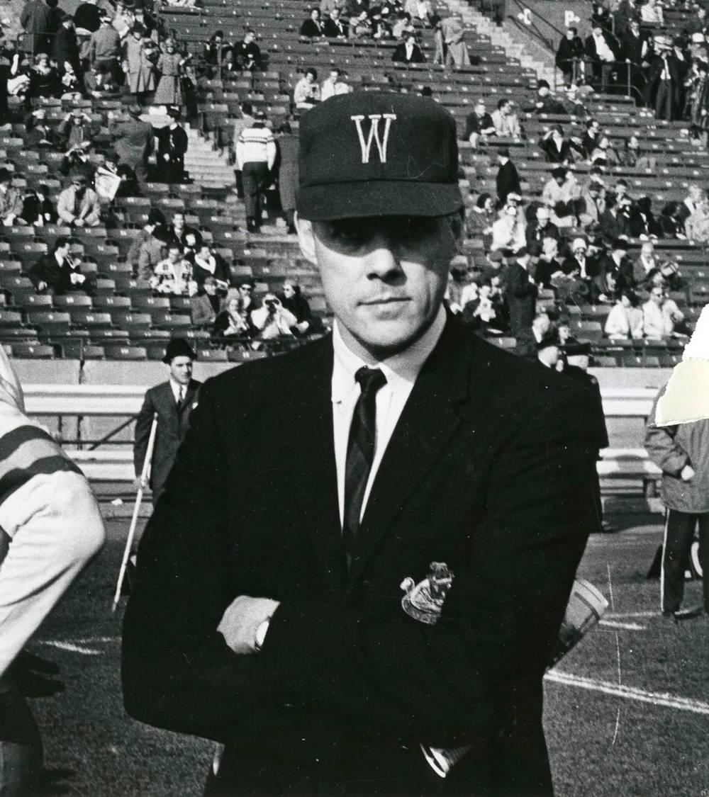 WINNIPEG FREE PRESS FILES
Former Winnipeg Blue Bombera head coach Bud Grant on the sidelines in the 1962 Grey Cup game.