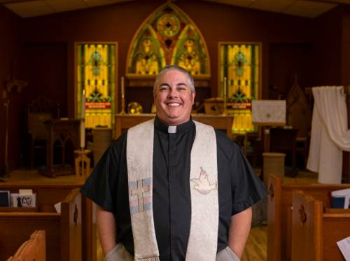 Anglican deacon Rev. Theo Robinson (Sasha Sefter / Winnipeg Free Press files)
