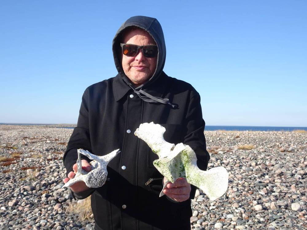 SUPPLIED
The project’s roots go back to 2014 when Inuk scholar Wayne Clark, here at Sentry Island (Arvia’juaq), approached Josée Lavoie.