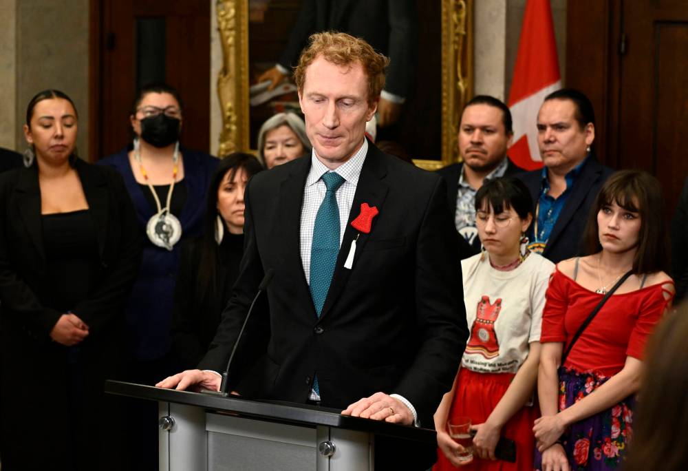THE CANADIAN PRESS FILES
Minister of Crown-Indigenous Relations Marc Miller said the Liberal government is willing to work with Manitoba, “but they’re not there, and that’s unfortunate.”