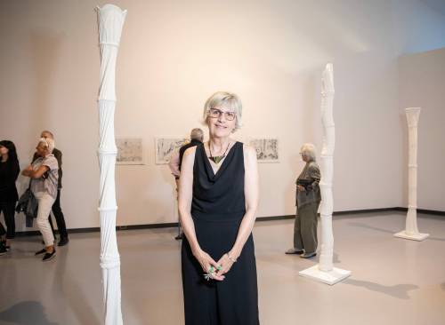 JESSICA LEE / WINNIPEG FREE PRESS 
                                Artist Grace Nickel, from Plum Coulee, has had a four-decade career in ceramics.