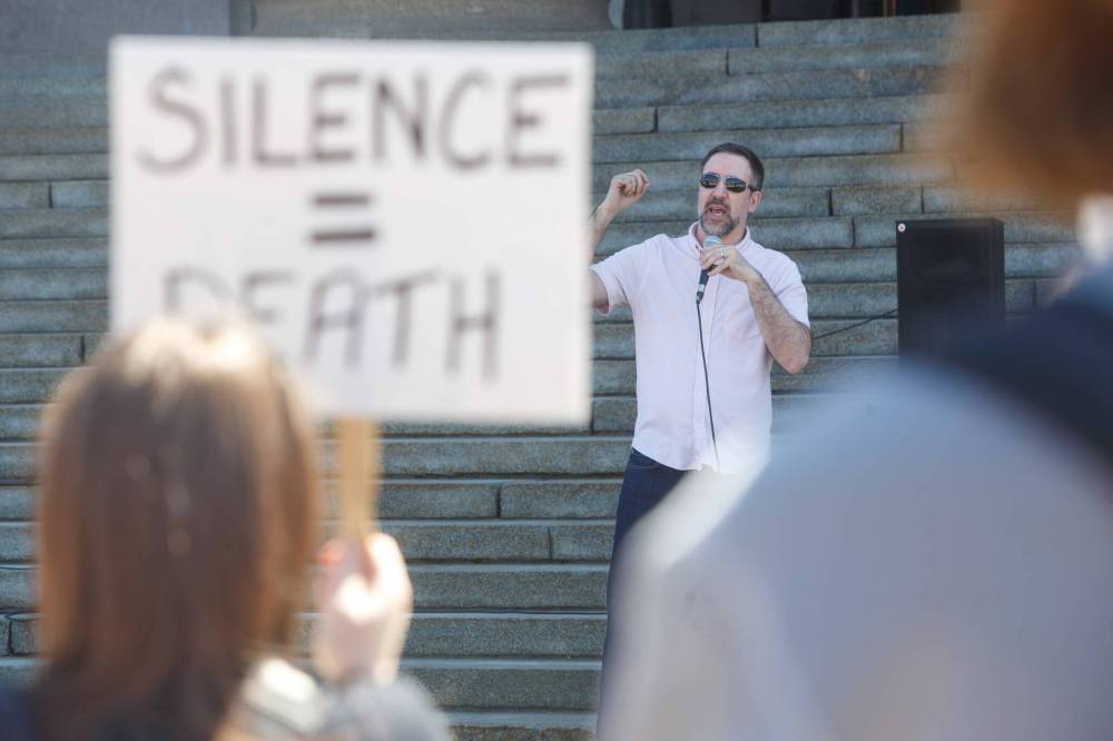 Mike Deal / Winnipeg Free Press Files
The government’s opposition to supervised consumption is rooted in ideology, rather than reason, said Thomas Linner, provincial director for Manitoba Health Coalition.