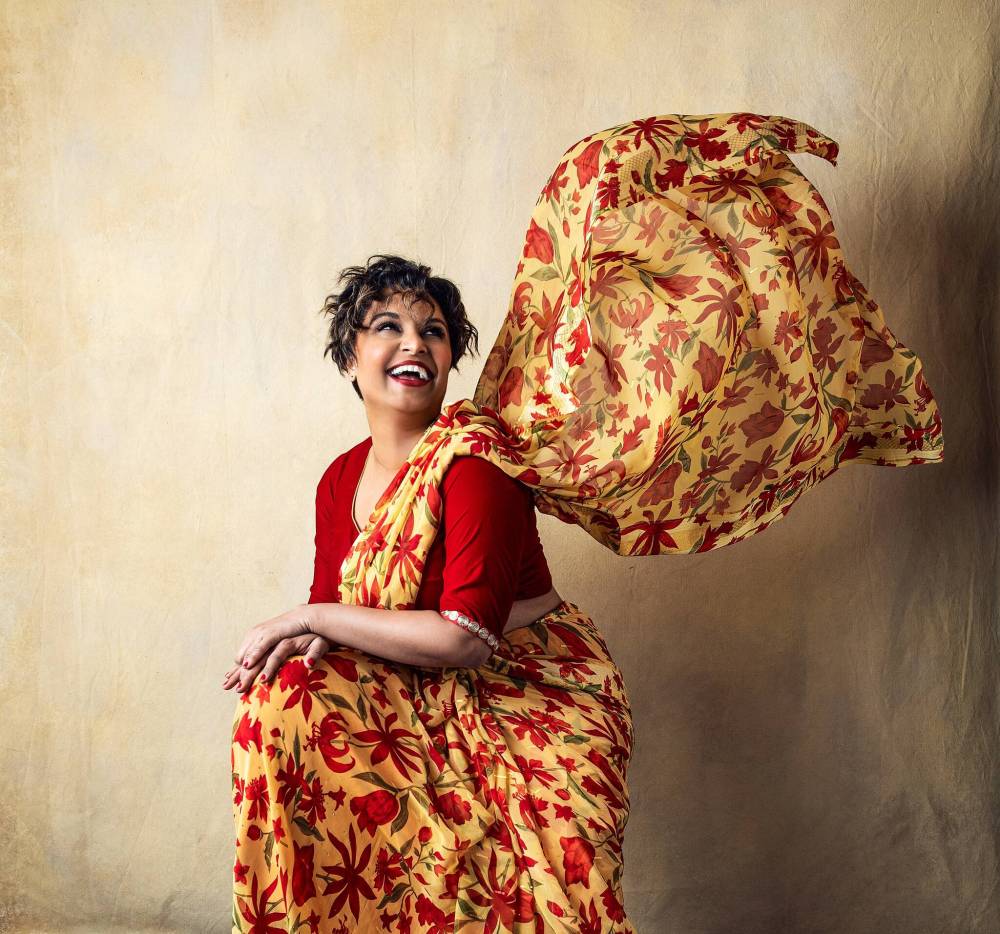 Supplied
The first play in her triptych of solos, The Elephant in the Room, is a witty, dark comedy about Shetty’s experiences navigating life as an immigrant in Trump’s America.
