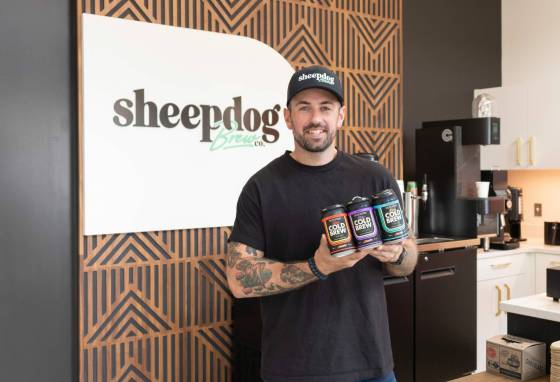 Shawn Black's Sheepdog Brew Co. is opening its own storefront in Oak Bluff. (Mike Thiessen / Winnipeg Free Press)