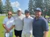 SUPPLIED
                                Former NHLers Cliff Ronning (from left) and Dave Babych, alongside Dale Hawerchuk’s sons,
Ben and Eric, at the charity golf tournament at Elmhurst.