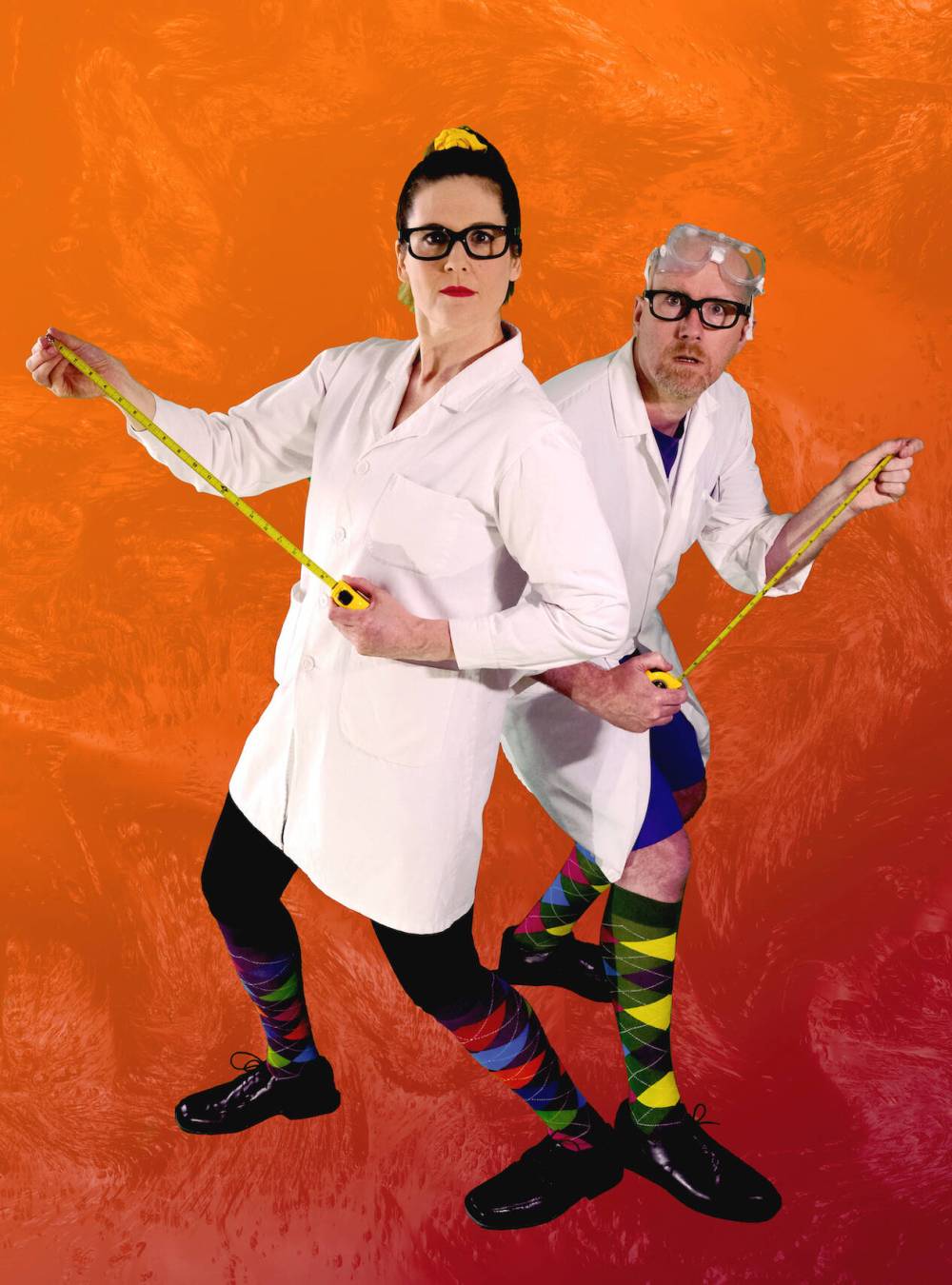 DANIEL TORRES/MATT SHUURMAN PHOTO
                                Christine Lesiak and Ian Walker in For Science!