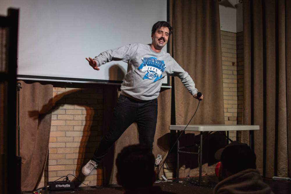 Tim Gray used to be part of the Winnipeg comedy troupe HUNKS.