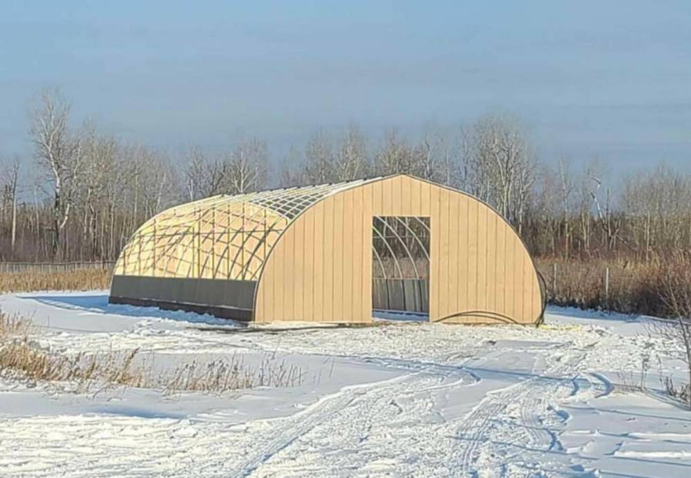 SUPPLIED
                                After two years of hard work, a solar-powered greenhouse located at Sagkeeng Anicinabe High School will welcome community members through its eco-friendly doors Monday.